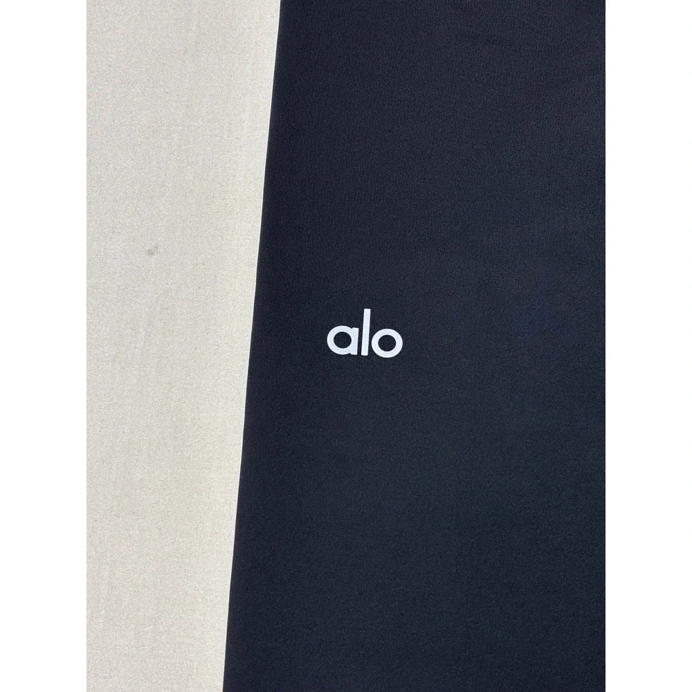 Alo Yoga High Waist Airbrush Leggings Black Womens S W21 L29 Activewear